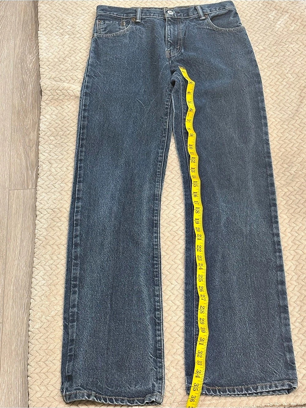 Levi Strauss & Co. 517. Straight Leg Jeans Blue W30 L36